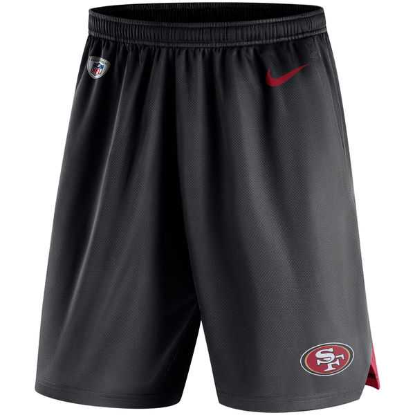 Men's San Francisco 49ers Nike Black Knit Performance Shorts,We sell and wholesale Men's San Francisco 49ers Nike Black Knit Performance Shorts on line form chian!